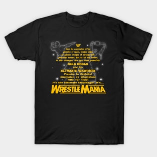 Wrestlemania 6 Galaxies of Space Intro T-Shirt